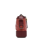 Red Leather Chanel Crossbody Bag