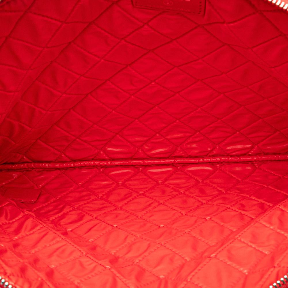 Red Leather Chanel Clutch