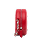 Red Leather Chanel Crossbody Bag