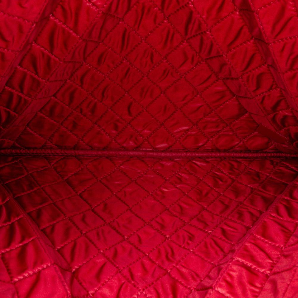 Red Leather Chanel Clutch