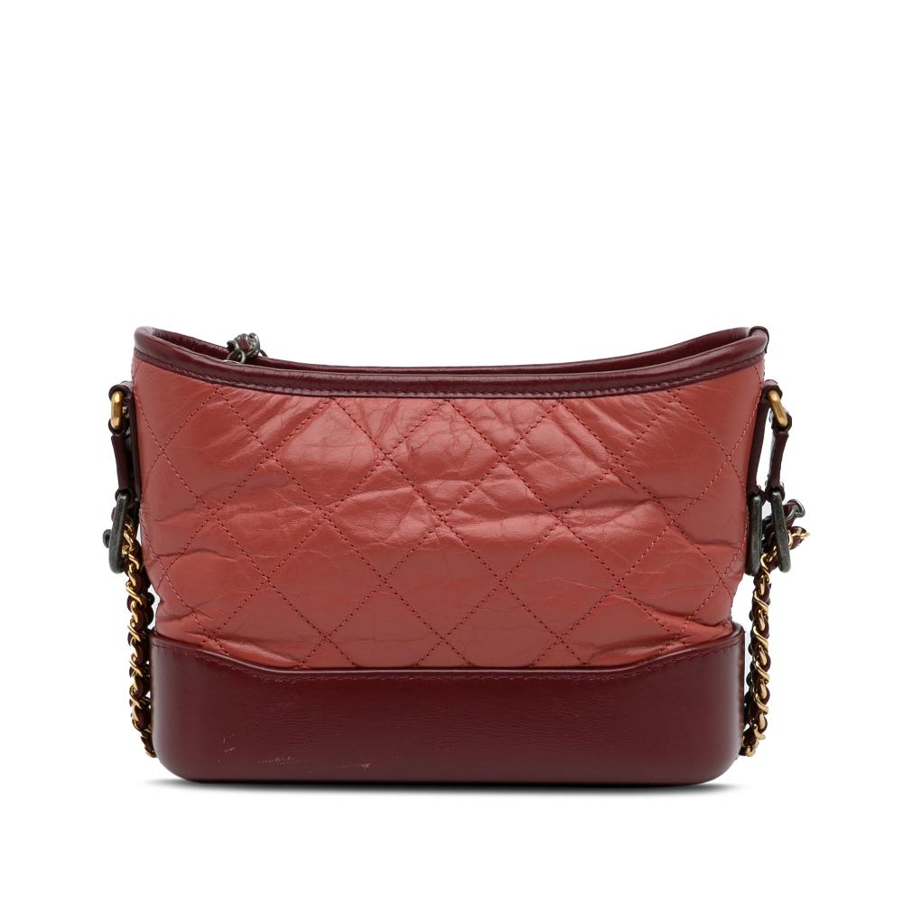 Red Leather Chanel Crossbody Bag