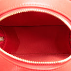 Red Leather Chanel Crossbody Bag