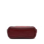 Red Leather Chanel Crossbody Bag