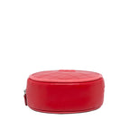 Red Leather Chanel Crossbody Bag