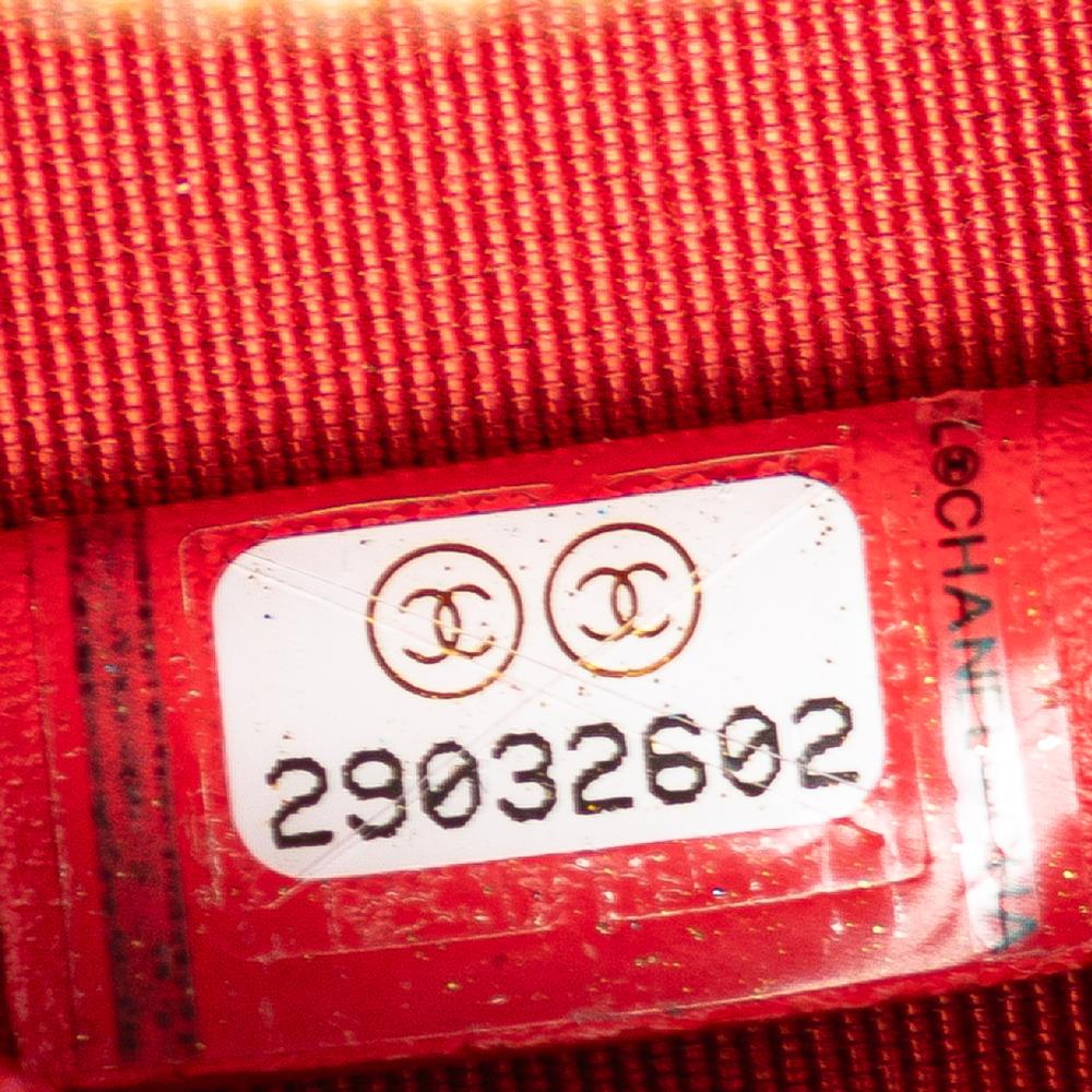 Red Leather Chanel Crossbody Bag