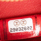 Red Leather Chanel Crossbody Bag