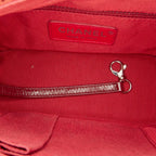 Red Leather Chanel Crossbody Bag