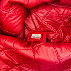 Red Leather Chanel Clutch