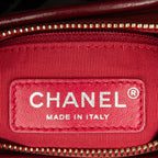 Red Leather Chanel Crossbody Bag