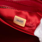 Red Leather Chanel Crossbody Bag