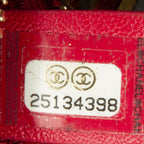 Red Leather Chanel Crossbody Bag