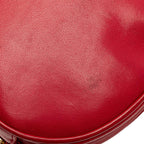 Red Leather Chanel Crossbody Bag