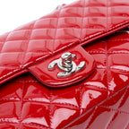 Red Leather Chanel Flap Bag