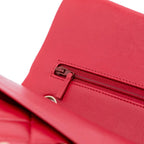 Red Leather Chanel Flap Bag