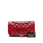 Red Leather Chanel Flap Bag