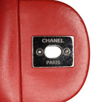 Red Leather Chanel Flap Bag