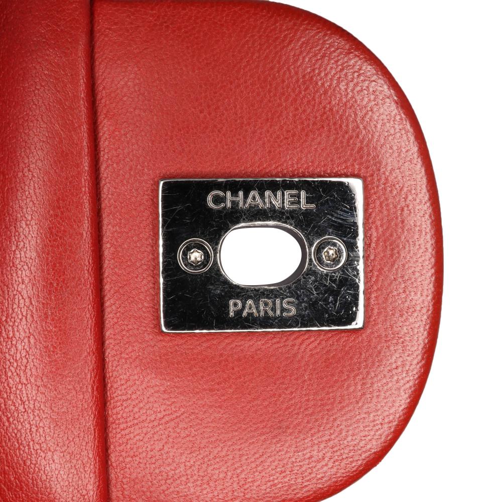 Red Leather Chanel Flap Bag
