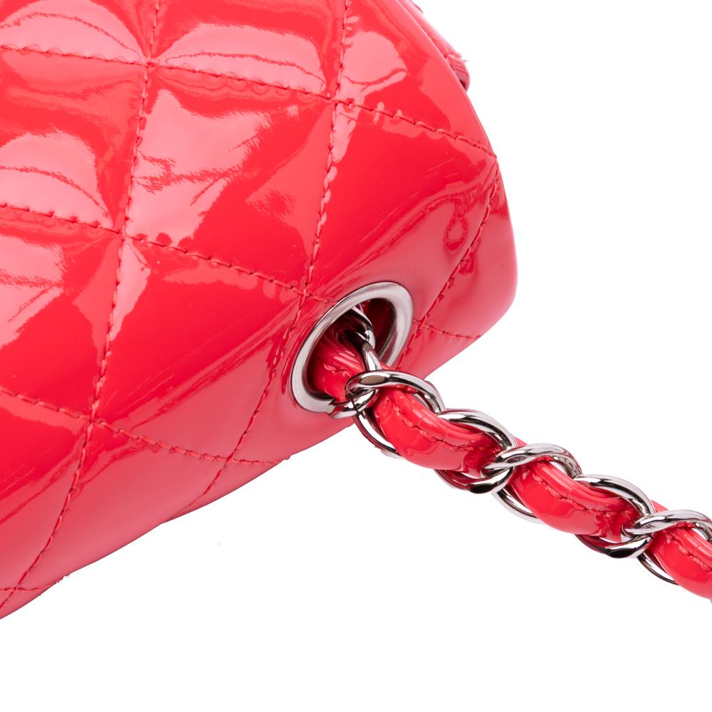 Red Leather Chanel Flap Bag