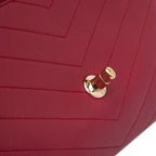 Red Leather Chanel Flap Bag