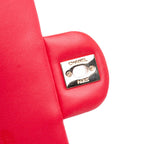Red Leather Chanel Flap Bag