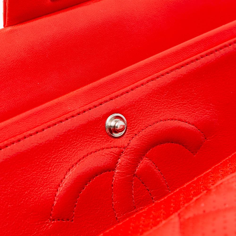 Red Leather Chanel Flap Bag