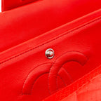 Red Leather Chanel Flap Bag