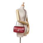 Red Leather Chanel Flap Bag