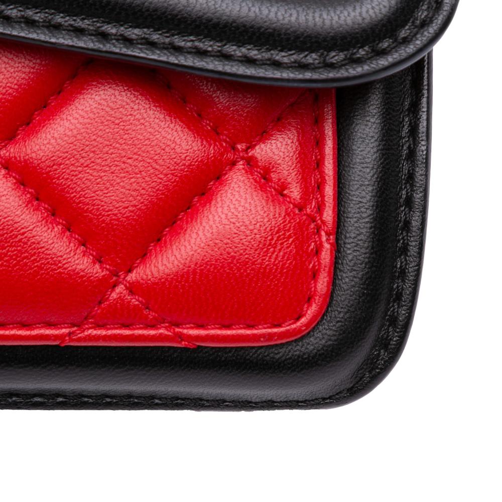 Red Leather Chanel Flap Bag