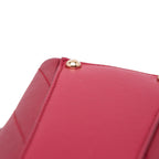 Red Leather Chanel Flap Bag