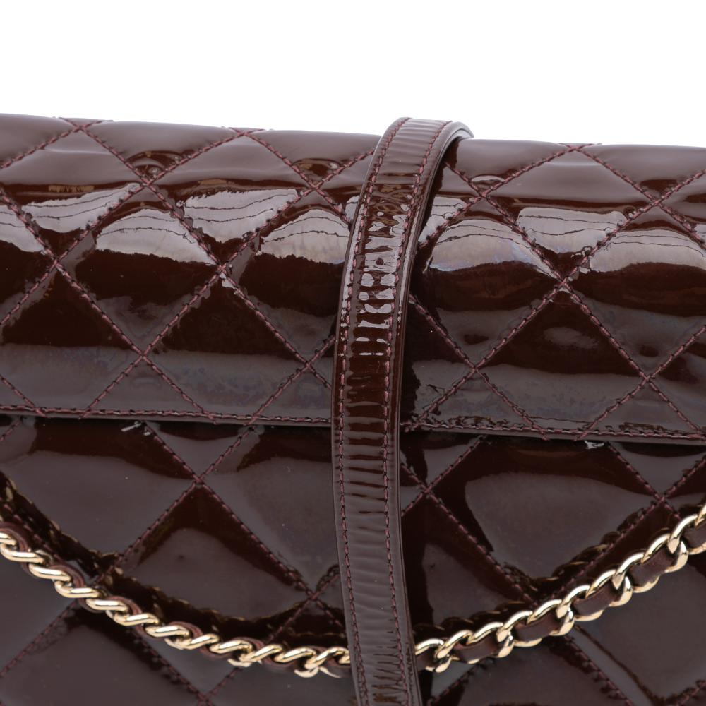 Red Leather Chanel Flap Bag