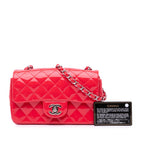 Red Leather Chanel Flap Bag