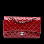 Red Leather Chanel Flap Bag