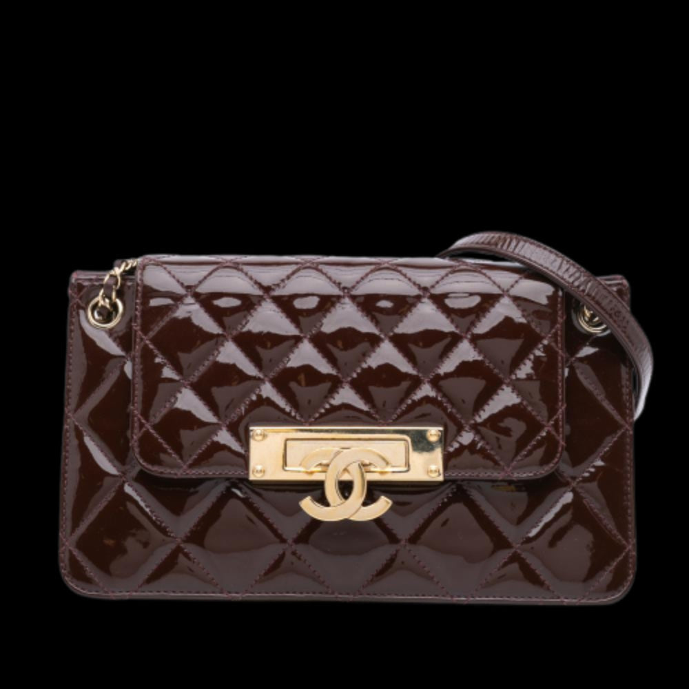 Red Leather Chanel Flap Bag