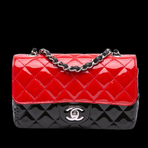 Red Leather Chanel Flap Bag