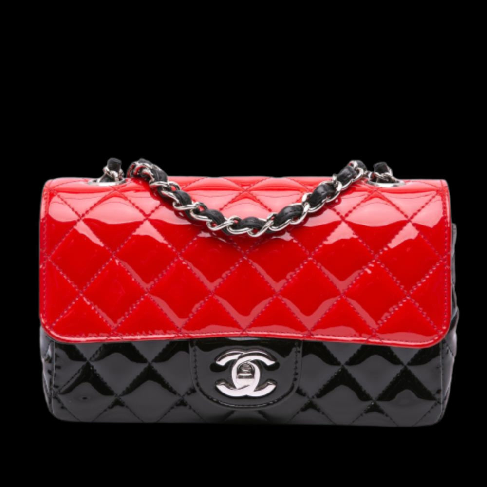 Red Leather Chanel Flap Bag