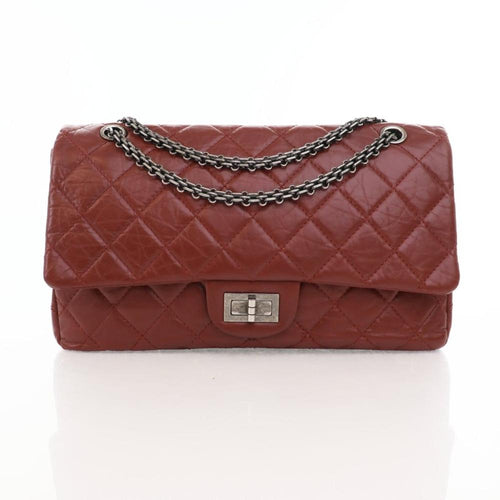 Red Leather Chanel Flap Bag
