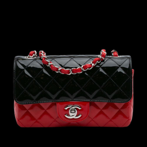 Red Leather Chanel Flap Bag