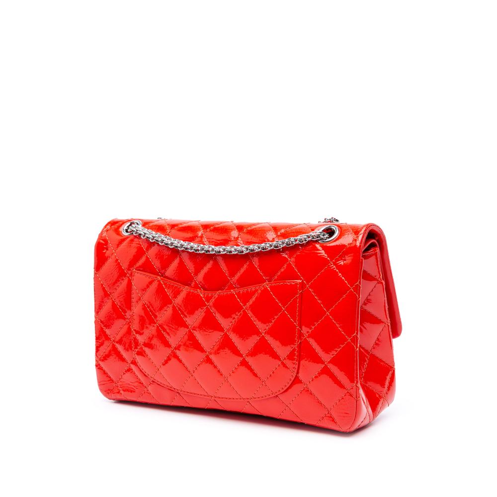 Red Leather Chanel Flap Bag