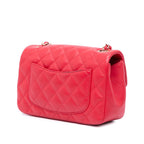 Red Leather Chanel Flap Bag