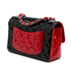 Red Leather Chanel Flap Bag