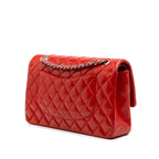 Red Leather Chanel Flap Bag