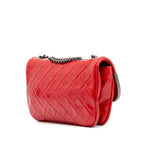 Red Leather Chanel Flap Bag