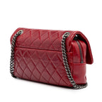 Red Leather Chanel Flap Bag