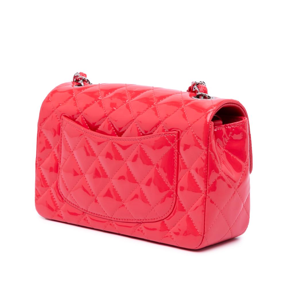 Red Leather Chanel Flap Bag