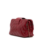 Red Leather Chanel Flap Bag