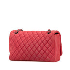 Red Leather Chanel Flap Bag