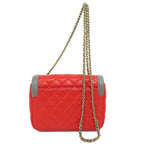 Red Leather Chanel Flap Bag