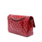 Red Leather Chanel Flap Bag