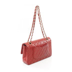 Red Leather Chanel Flap Bag
