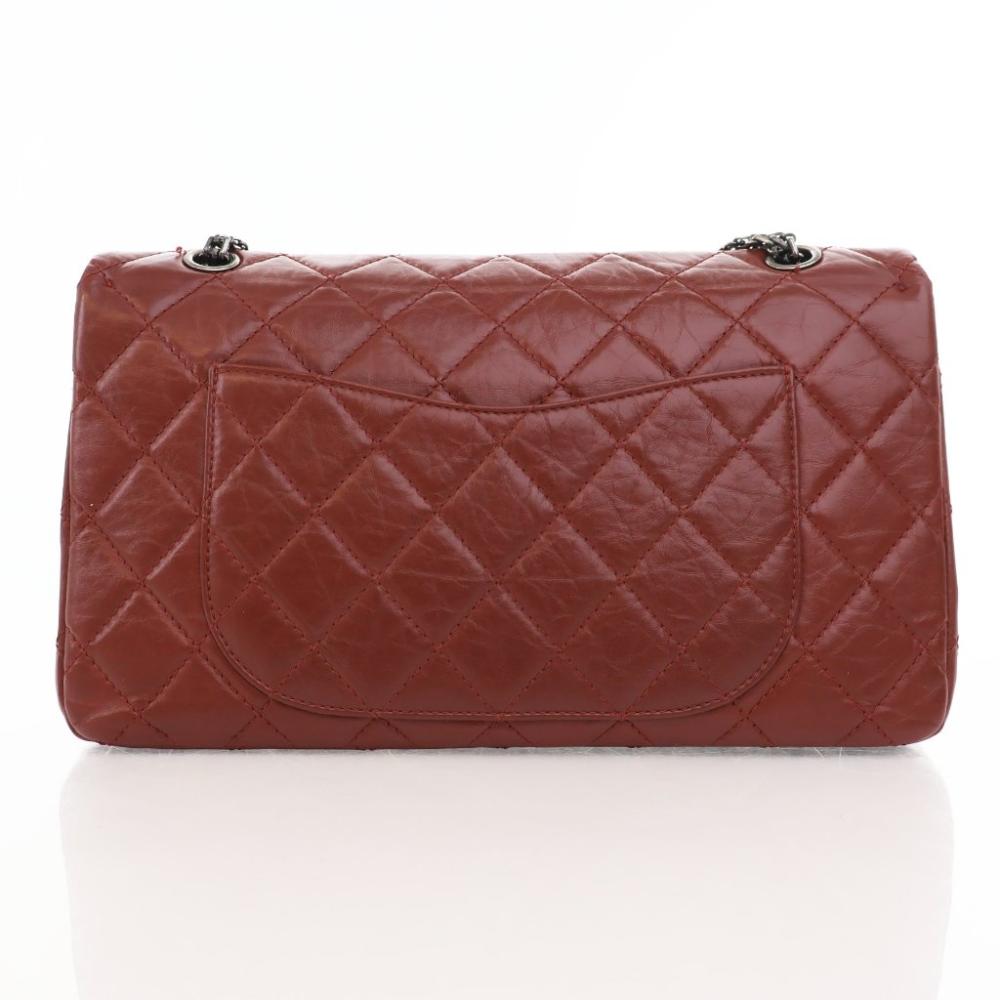 Red Leather Chanel Flap Bag